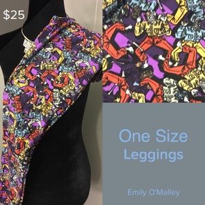 Lularoe OS Halloween leggings